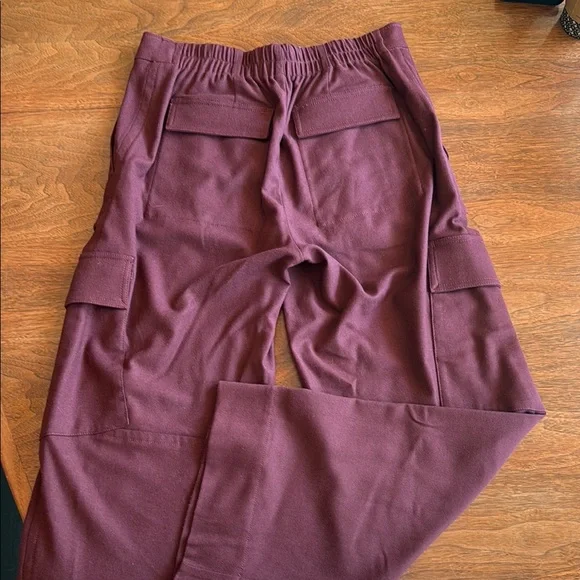 Vince Women's Burgundy Wide Leg Pants - Picture 3 of 3
